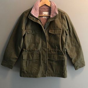 Madewell Sherpa Trimmed Surplus Jacket Size XS